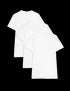 3pk Pure Cotton T-Shirt Vests